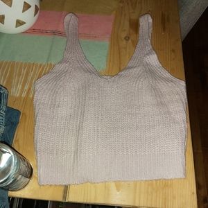 Knit tank top